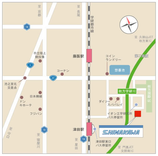島川製作所 地図