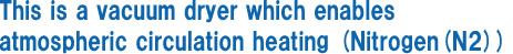 This product is most desirable for drying by heating and heat treatment of large-scale or oddly-shaped water-containing work.